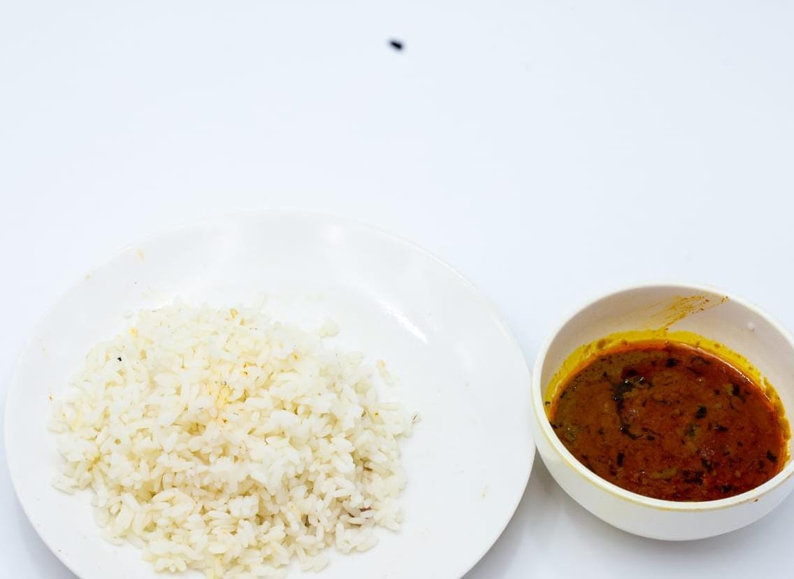 Ofe Akwu and White Rice