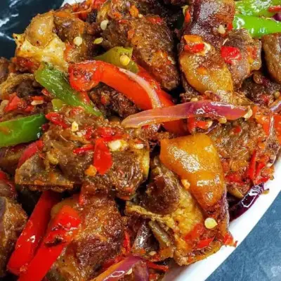 Peppered Goatmeat